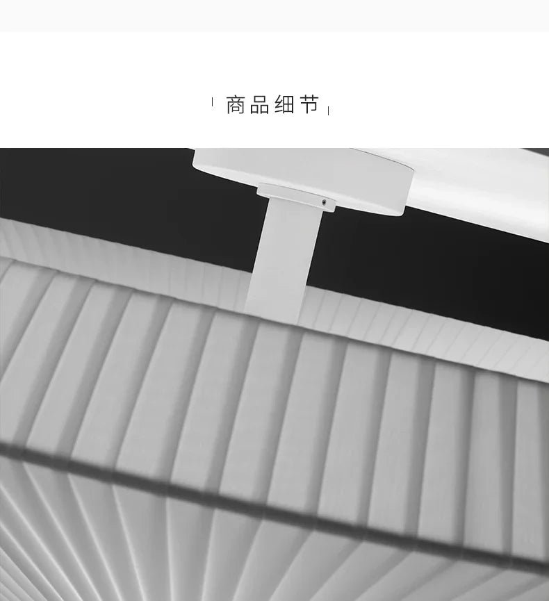 2024 Ceiling Light Simple Round Whtie Fabric Planted Lamp Foyer Creative Flying Saucer Light Restaurants Hotel Lobby Lighting