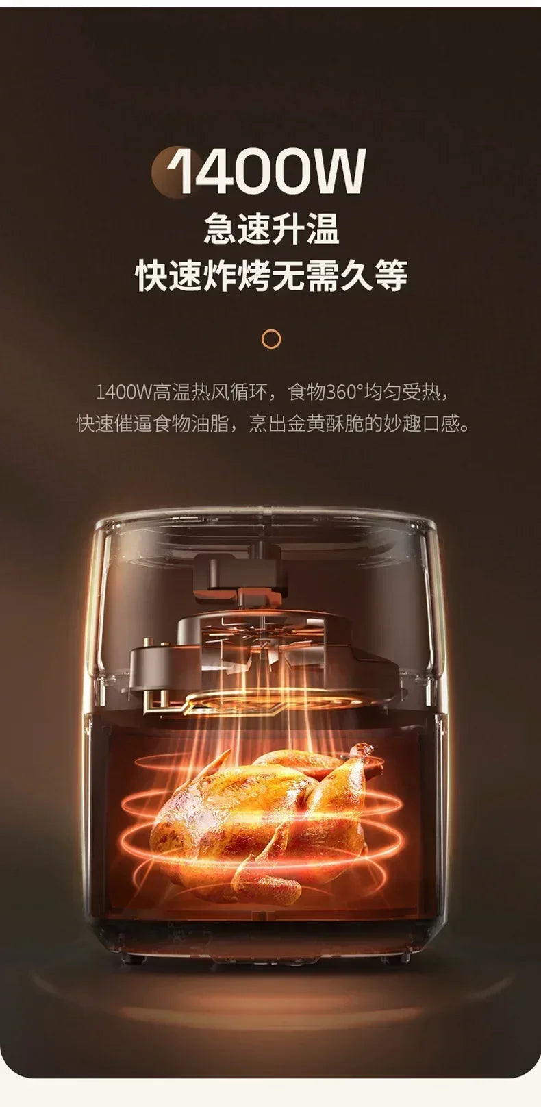 New360° Household Vacuum Cleaner For All-round Cleaning 6L Electric Vacuum Cleaner Produces Greater Air Volume