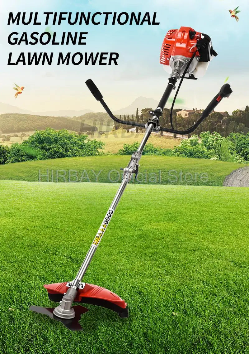 Professional Petrol Engine Garden Tool Kit With Chainsaw Brush Cutter Hedge Trimmer Pole Pruner And Multifunction Trimming