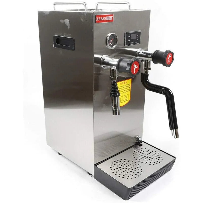 Commercial Multifunctional Milk Frother,8l Automatic Steam Boiling Water Frother Stainless Steel Steam Frother