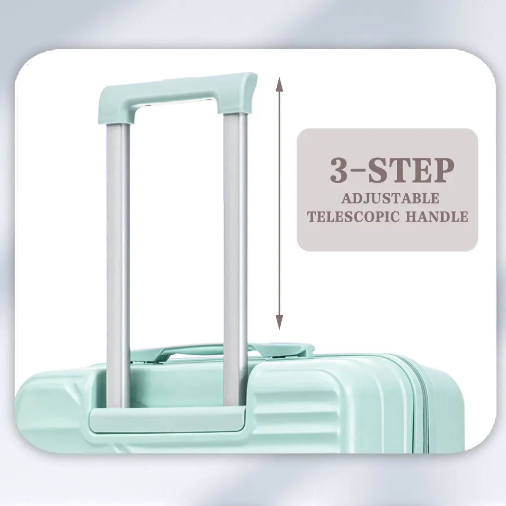 HIFINE TOURIST 20"/24"/28" 3 Pcs/set in ABS Spinner Wheel Luggage Carry on Suitcase Matching Color TSA Combination Lock