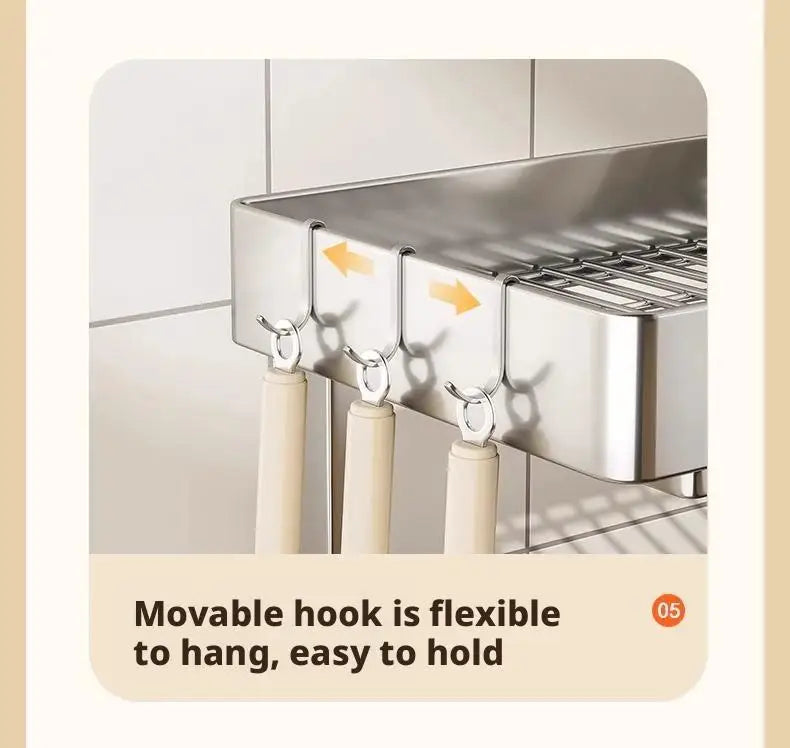 Adjustable Sink Drying Rack Over The Sink Dish Drying Holder Stainless Steel Kitchen Storage Dish Drainer Auto Drainage Hanger