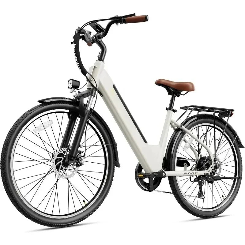 Quality product.Cityscape 2.0 Electric Bike for Adults with 1000W Motor Peak,468Wh Removable Battery and up to 50Miles 24MPH,UL