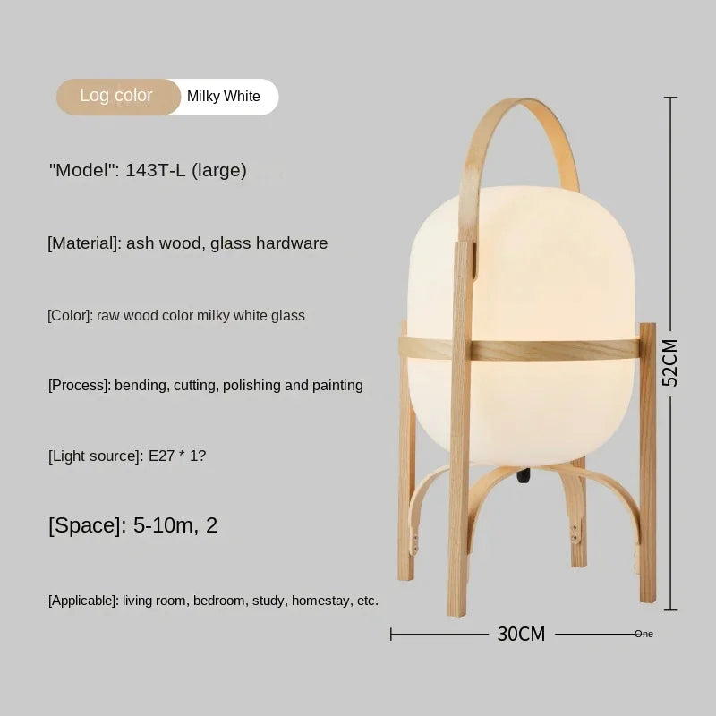 Cole Cestita Floor Lamp Art Modern Simple Led Wood Light Living Room Study Bedroom Bedside Lamp Home Restaurant Decoration Light