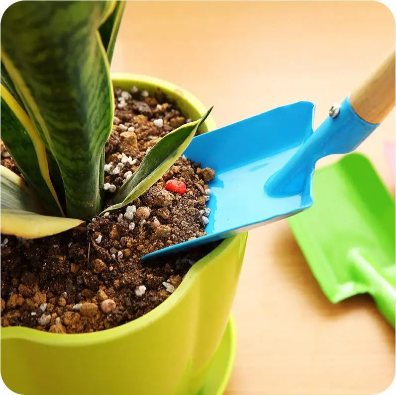 Mini Gardening Shovel Colorful Metal Small Shovel Garden Spade Hardware Tools Digging Garden Tools Kids Spade Tool ni402