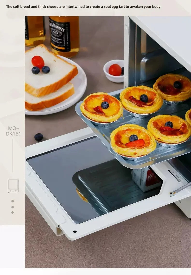 12L Electric Air Fryer Toaster Oven Mechanical 360°Baking Convection Deep Fryer Oil Free Large Capacity Kitchen Appliance