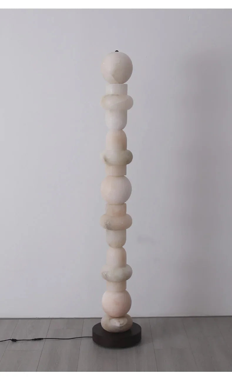 Nordic Art Floor Lamp Room Decoration Light Living Room Bedroom Marble Standing Lamp Restaurant Dimmable Mood Light Led Lighting