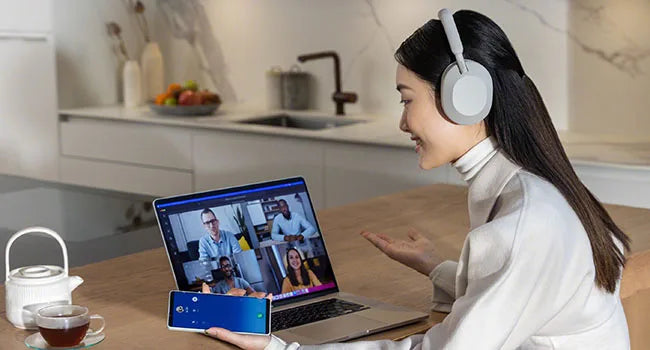 WH-1000XM5 Wireless Headphones, Noise Canceling, 30H Battery, Alexa/Google Assistant, Built-in Mic, Over-Ear Style