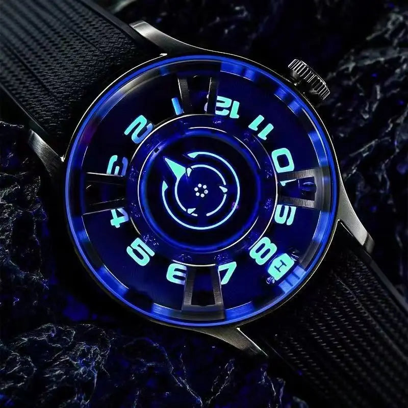 OBLVLO men's mechanical watches, automatic winding mechanical watches, novel and creative men's watches, men's timepieces, uniqu