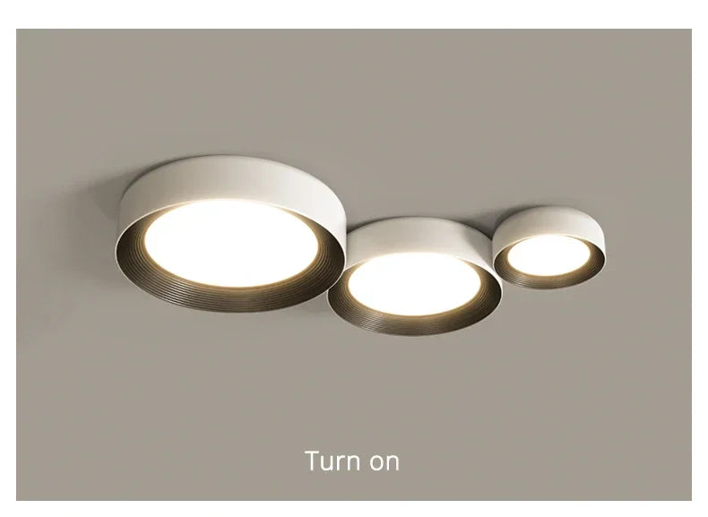 Modern LED Ceiling Lights Square Circular Shape Dimmable Ceiling Lamps Bedroom Balcony Aisle Home Indoor Lighting Ceiling Lights