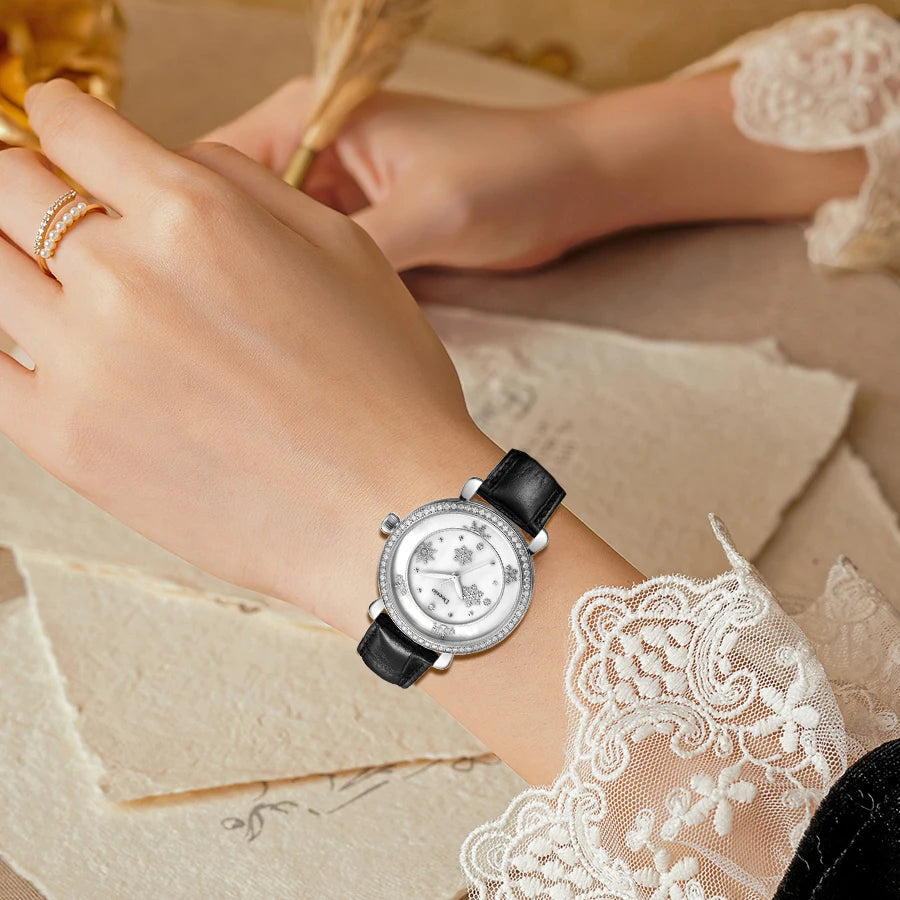 Deesio Original Design Watch Woman E2010 30m Waterproof Trend Quartz Wristwatch Fashion Luxury Band Women's Wristwatch Clock Y2k