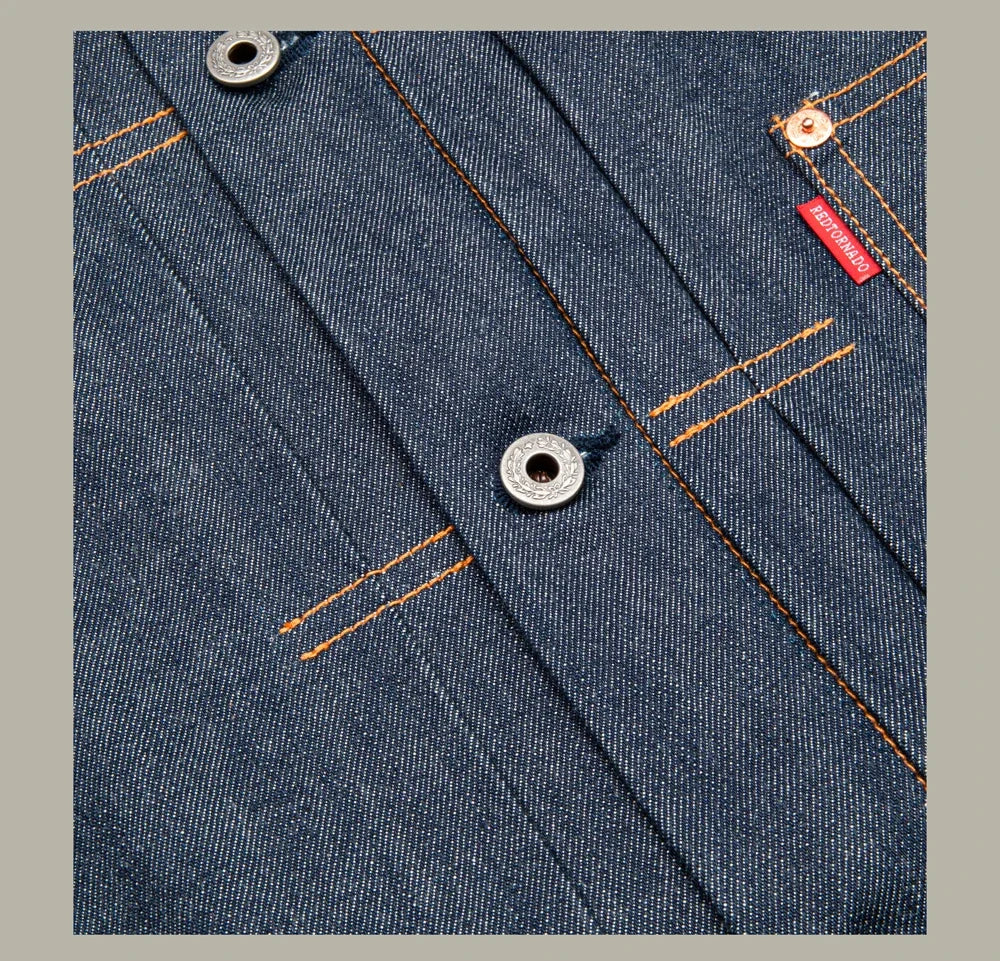 Red Tornado 506XX Jean Jacket American Casual Style Type 1 Selvedge Denim Blouse