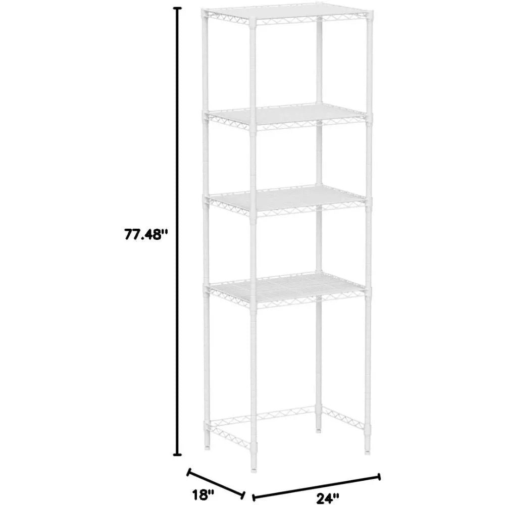 Suprima White Extra Height Mini Shelf - Compact Storage Solution