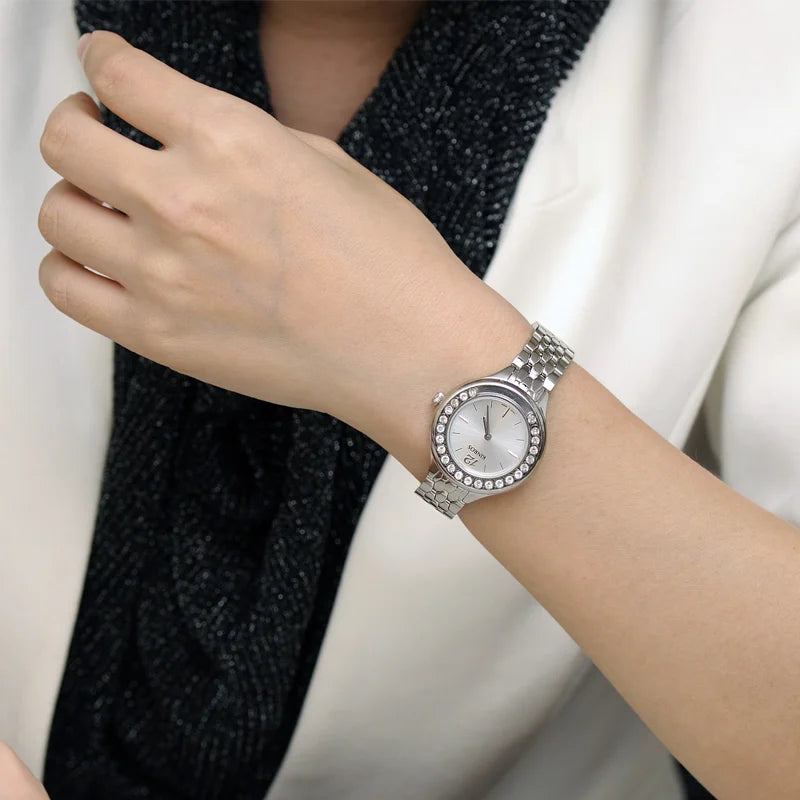 KINROS Women's pulsera Watch Accessories Elegant Luxury Diamonds, Free Shipping, Best Selling 2023, Gift, Sapphire Waterproof