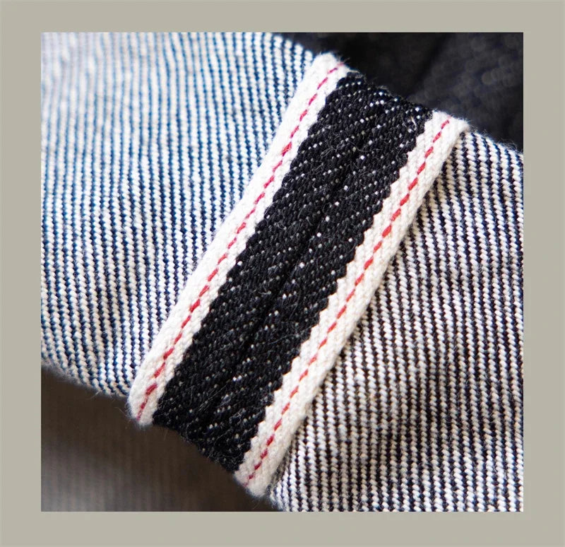 Red Tornado Lot 601B Black Jeans Straight Fit 14.5oz Selvedge Denim Pants Rinsed