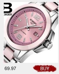 Switzerland Luxury Brand LOBINNI Ultra-thin Japan Quartz Women‘s Watches Fashion Diamond Relogio Feminino Waterproof Clock L8014