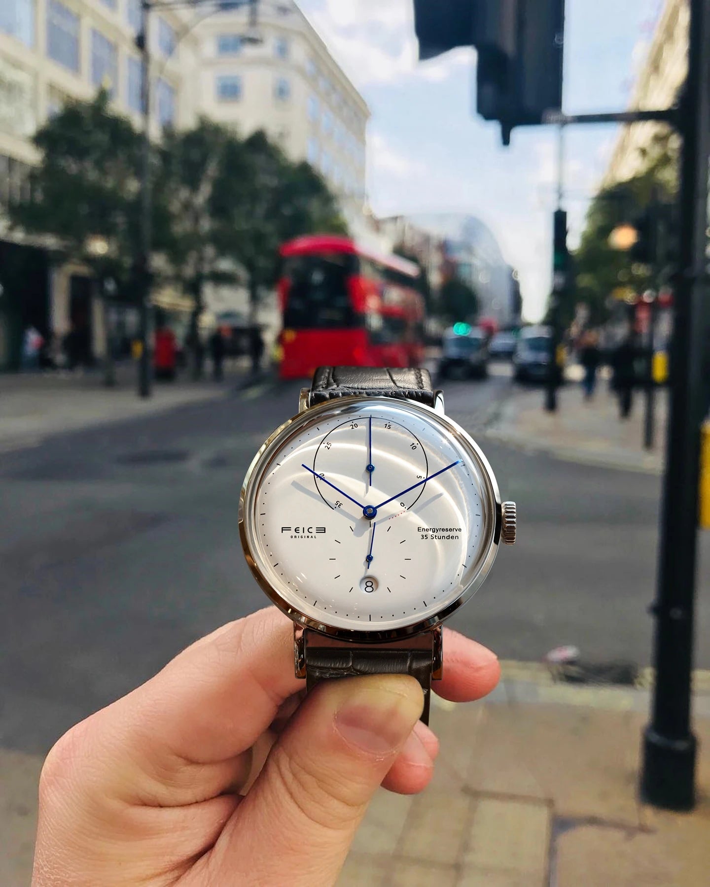 FEICE 20mm Men's Mechanical Watch Men Automatic Bauhaus WristWatch Waterproof Fashion Creative Simple Relogio Masculino-FM202