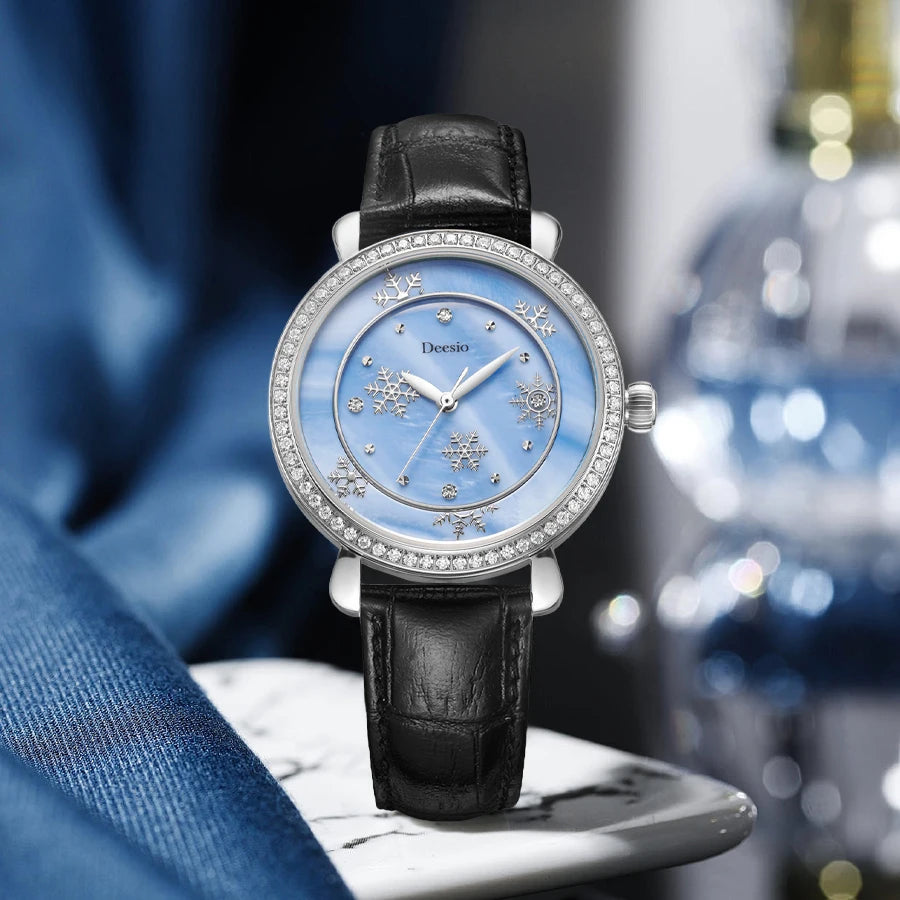 Deesio Original Design Watch Woman E2010 30m Waterproof Trend Quartz Wristwatch Fashion Luxury Band Women's Wristwatch Clock Y2k