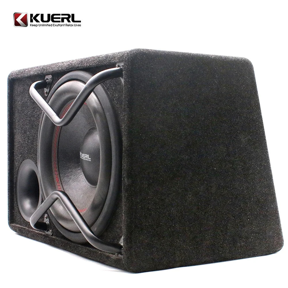 Car Subwoofer Audio Amplifier Vehicle Under Seat Passive Subwoofer 12 Inch 2600W