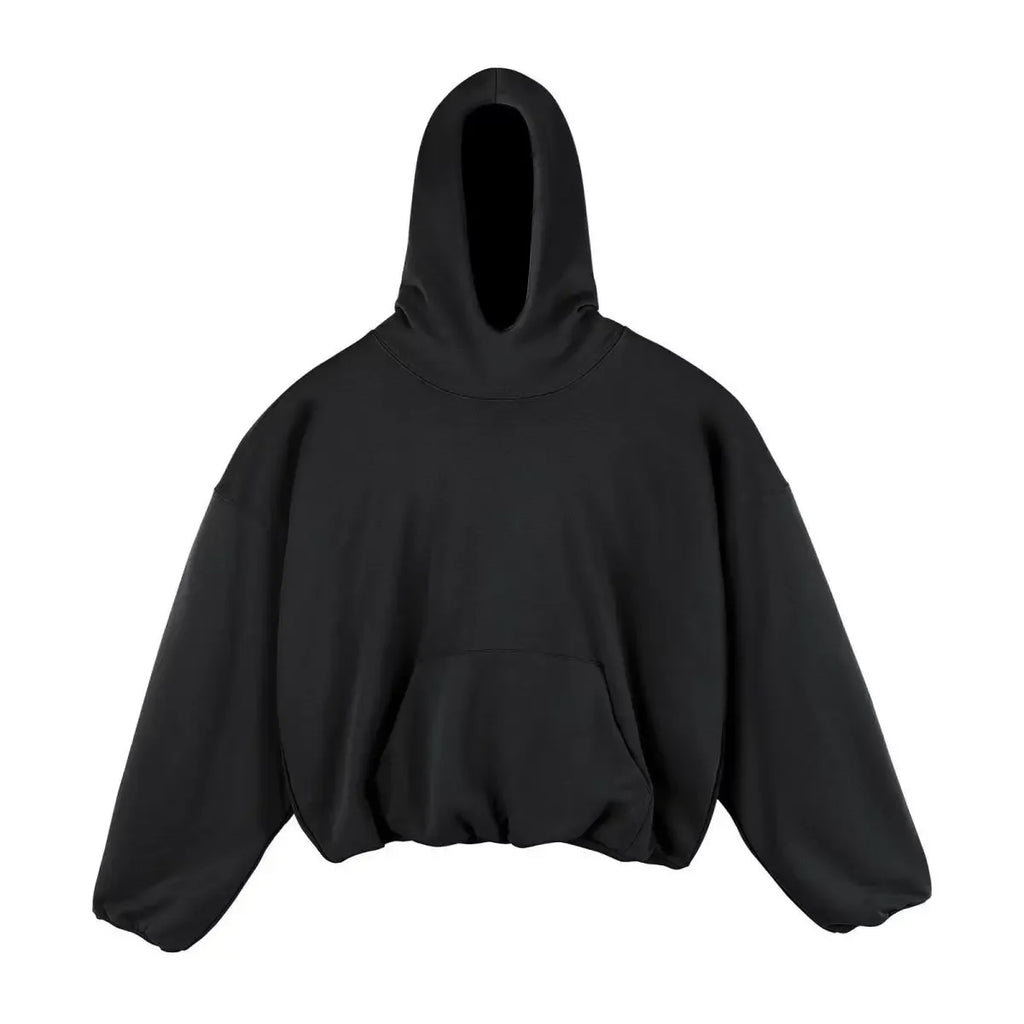 European style wide round tie pocket hoodie neutral Gothic street trend multi color fashion oversized hoodie hoodie streetwear
