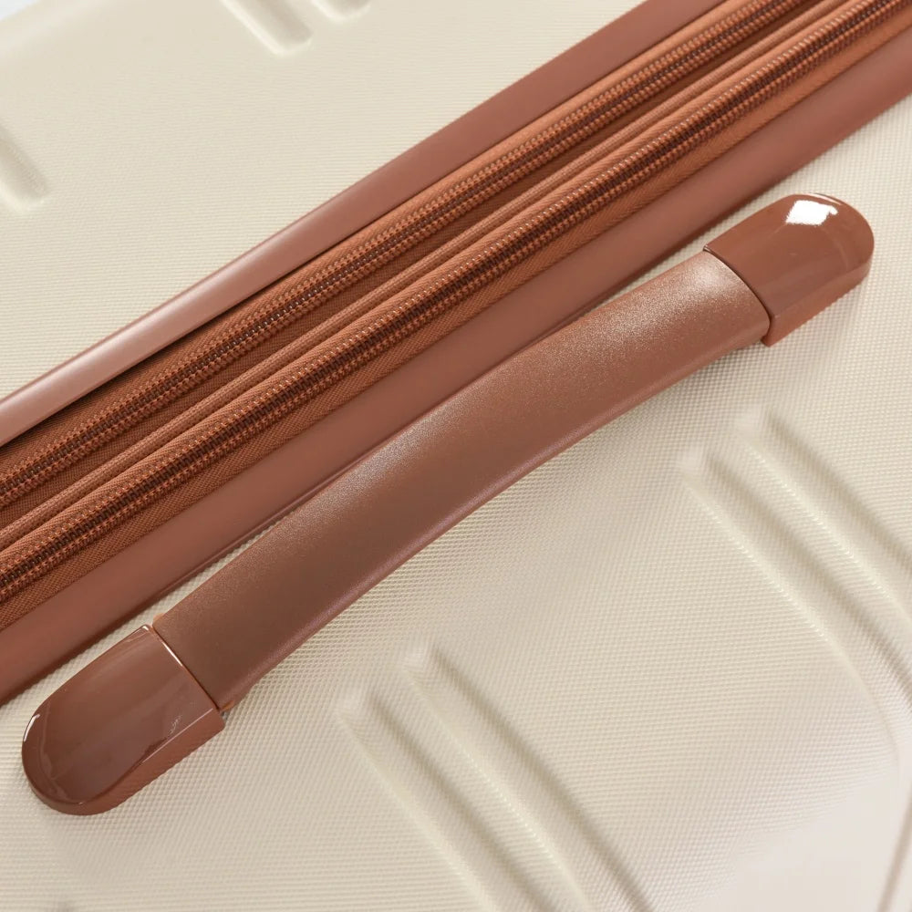 Hardshell Luggage Set 4Pcs Spinner Wheels Suitcase with TSA Lock Lightweight Expandable Travel Suitcase Rolling Luggage Carry On