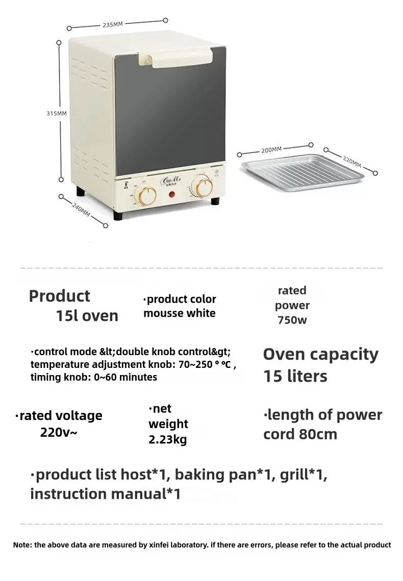 12L Electric Air Fryer Toaster Oven Mechanical 360°Baking Convection Deep Fryer Oil Free Large Capacity Kitchen Appliance