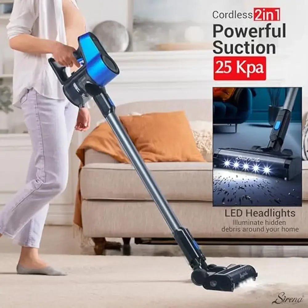 Proflex PetVac 2-in-1 Cordless Stick Vacuum Cleaner with Motorized Pet Hair Brush Powerful Suction Multi-Surface Cleaning