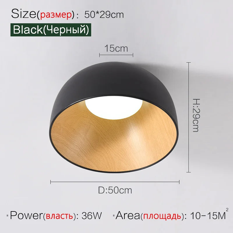 Nordic Wooden Ceiling Chandelier Modern Duo Ceiling Light For Hall Living Room Balcony Restaurant Creative Inclined Ceiling Lamp