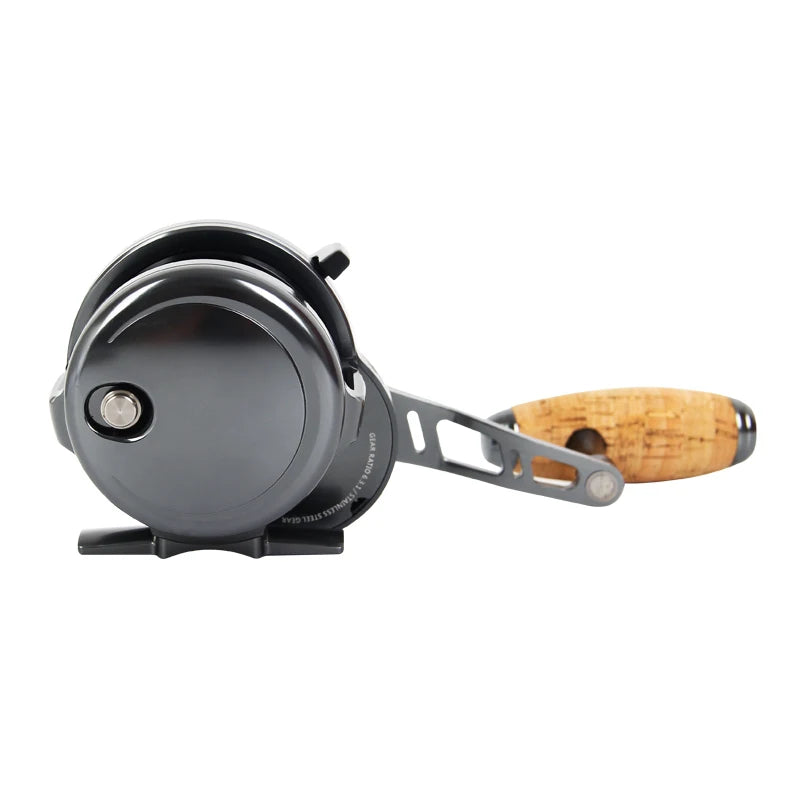 Metal High Quality Boat Fishing Reel Saltwater Max Drag 30Kg 9+2Bb Cork Handle Overhead Slow Jigging Fishing Reel