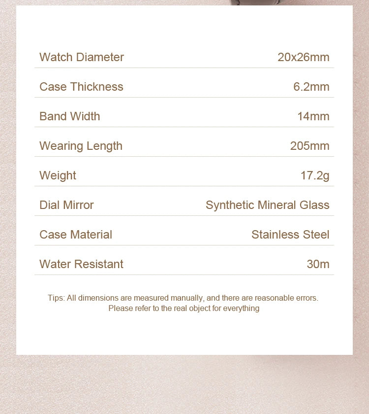 Elegance Leather Watch TIANWANG Luxury Square Women Genuine Leather Japanese Movement Minimalist Dress Wristwatch 3ATM