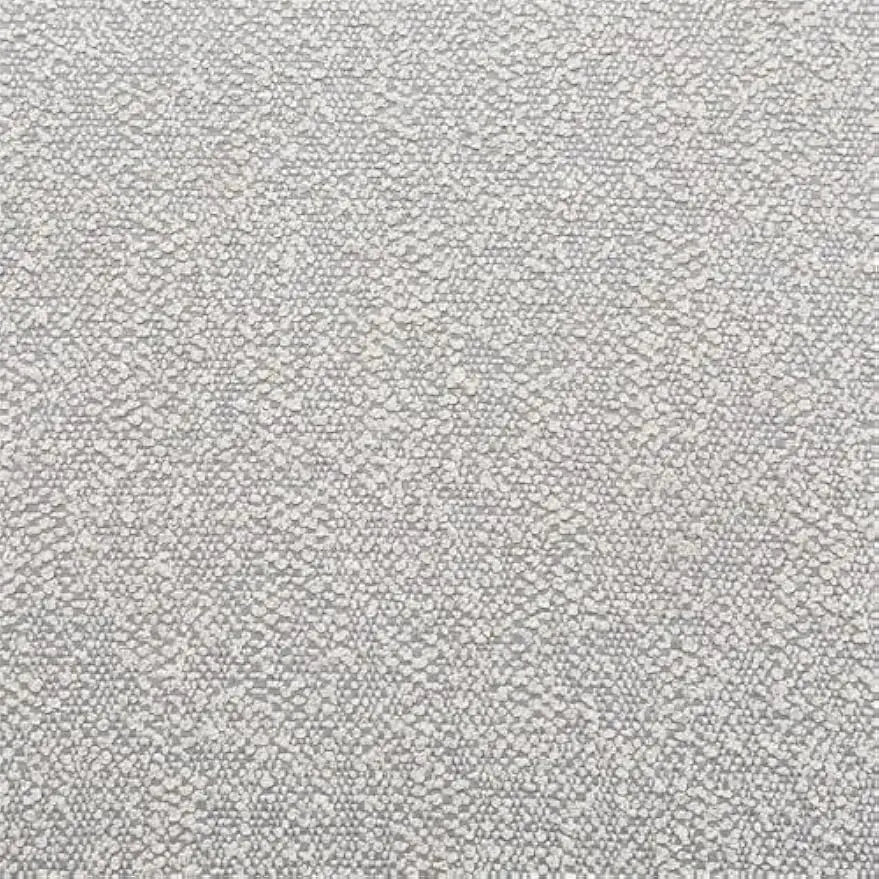 Furniture Wade 5pc Dining Table Set, 48" Round Glass Tap Top w/ 4 White Upholstered Side Chairs, 10mm Tempered Glass, Dining Ro