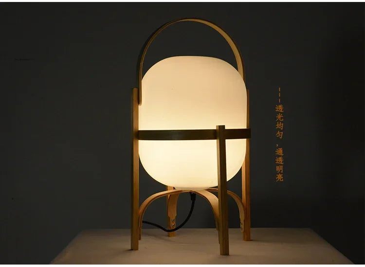 Cole Cestita Floor Lamp Art Modern Simple Led Wood Light Living Room Study Bedroom Bedside Lamp Home Restaurant Decoration Light