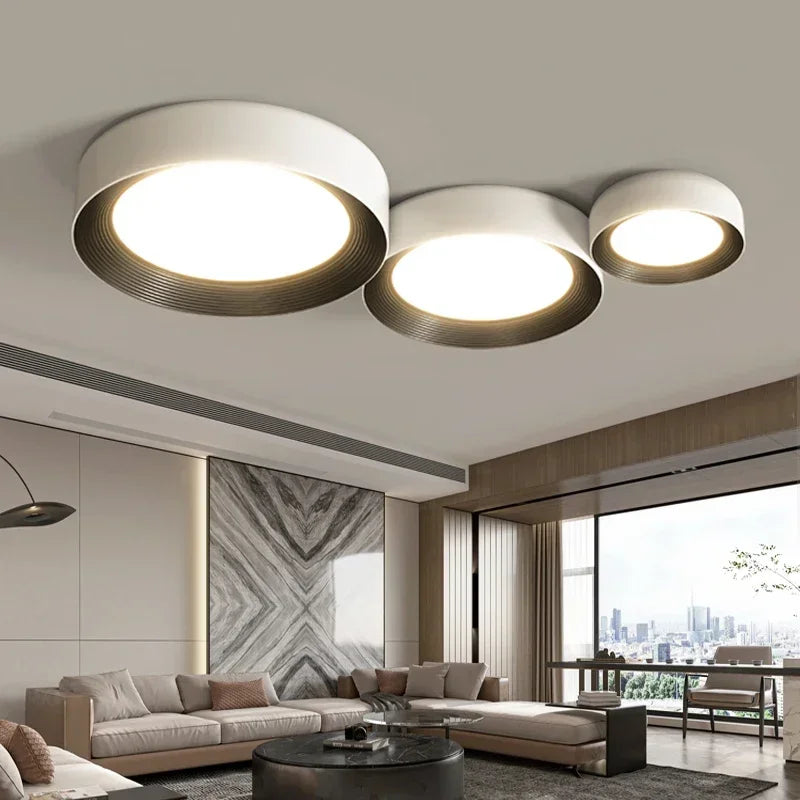 Modern LED Ceiling Lights Square Circular Shape Dimmable Ceiling Lamps Bedroom Balcony Aisle Home Indoor Lighting Ceiling Lights