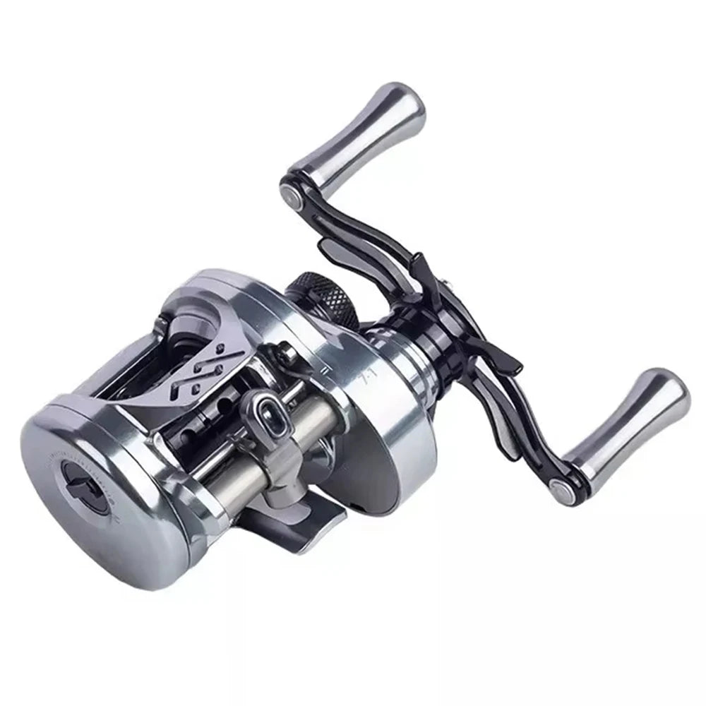 LOONGZE Airlite B50/100/200DBC-I BFS Baitcasting Reel Bait Finesse Fishing Reel All Metal Magnetic Brake System Lightweight
