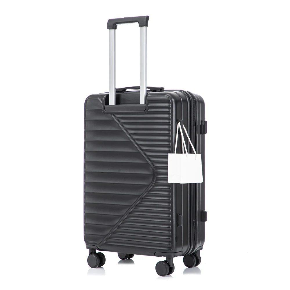 HIFINE TOURIST 20"/24"/28" 3 Pcs/set in ABS Spinner Wheel Luggage Carry on Suitcase Matching Color TSA Combination Lock