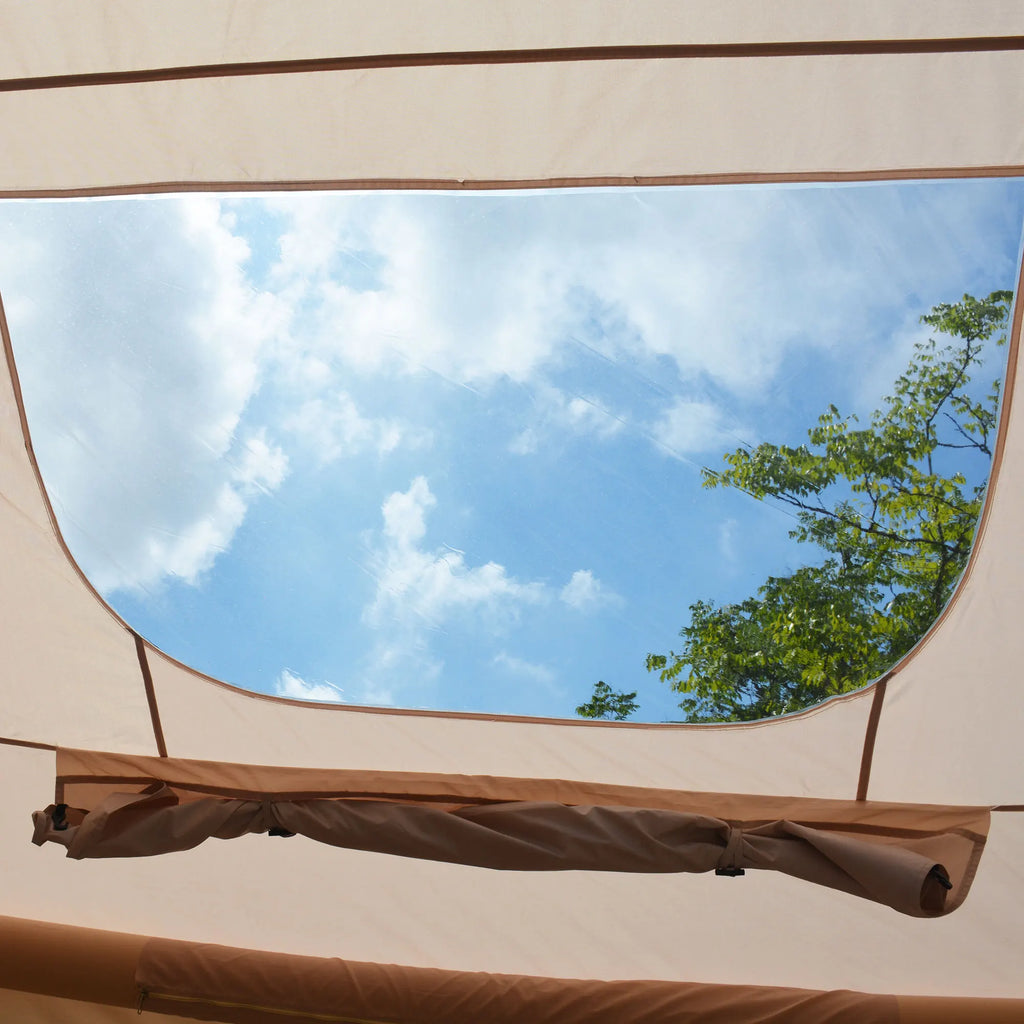 All-Season Inflatable Camping Tent for 4-6 People Heavy-Duty 3000mm Waterproof Instant Setup Air Tent with  Pump  & Storage Bag