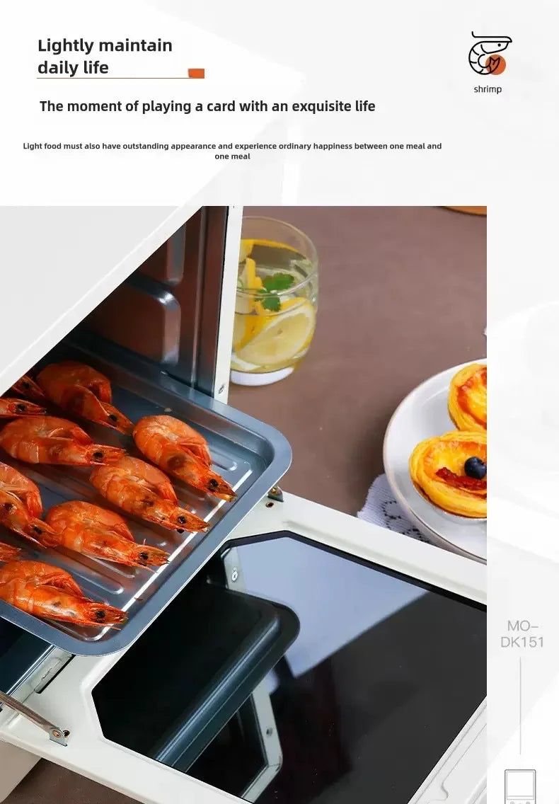 12L Electric Air Fryer Toaster Oven Mechanical 360°Baking Convection Deep Fryer Oil Free Large Capacity Kitchen Appliance