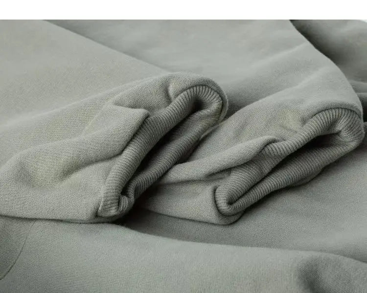 European style wide round tie pocket hoodie neutral Gothic street trend multi color fashion oversized hoodie hoodie streetwear