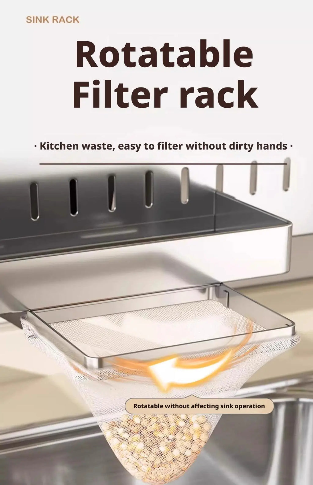 Adjustable Sink Drying Rack Over The Sink Dish Drying Holder Stainless Steel Kitchen Storage Dish Drainer Auto Drainage Hanger