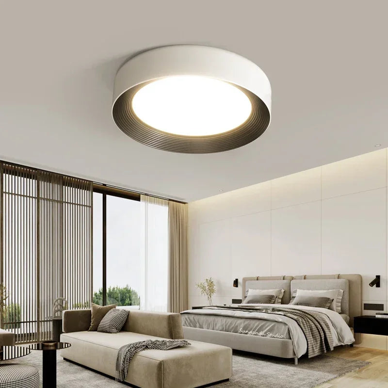 Modern LED Ceiling Lights Square Circular Shape Dimmable Ceiling Lamps Bedroom Balcony Aisle Home Indoor Lighting Ceiling Lights