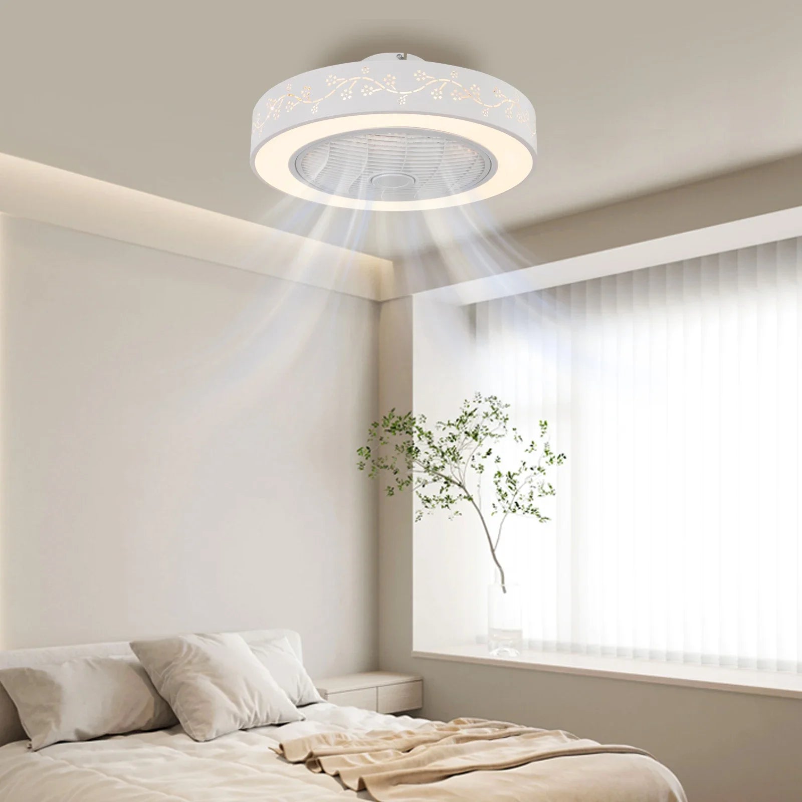 Minimalist Creative Acrylic Ceiling Lamp - Energy-Efficient LED Crystal Light for Bedroom & Living Spaces