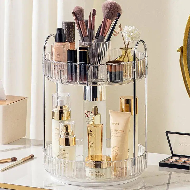 Luxury Rotating eup Storage Ra Perfume Cosmetic Organizer elf for Batoom Kitchen Desktop Skin Care Products Holder