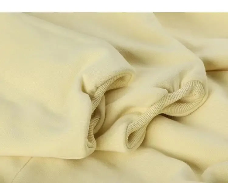 European style wide round tie pocket hoodie neutral Gothic street trend multi color fashion oversized hoodie hoodie streetwear