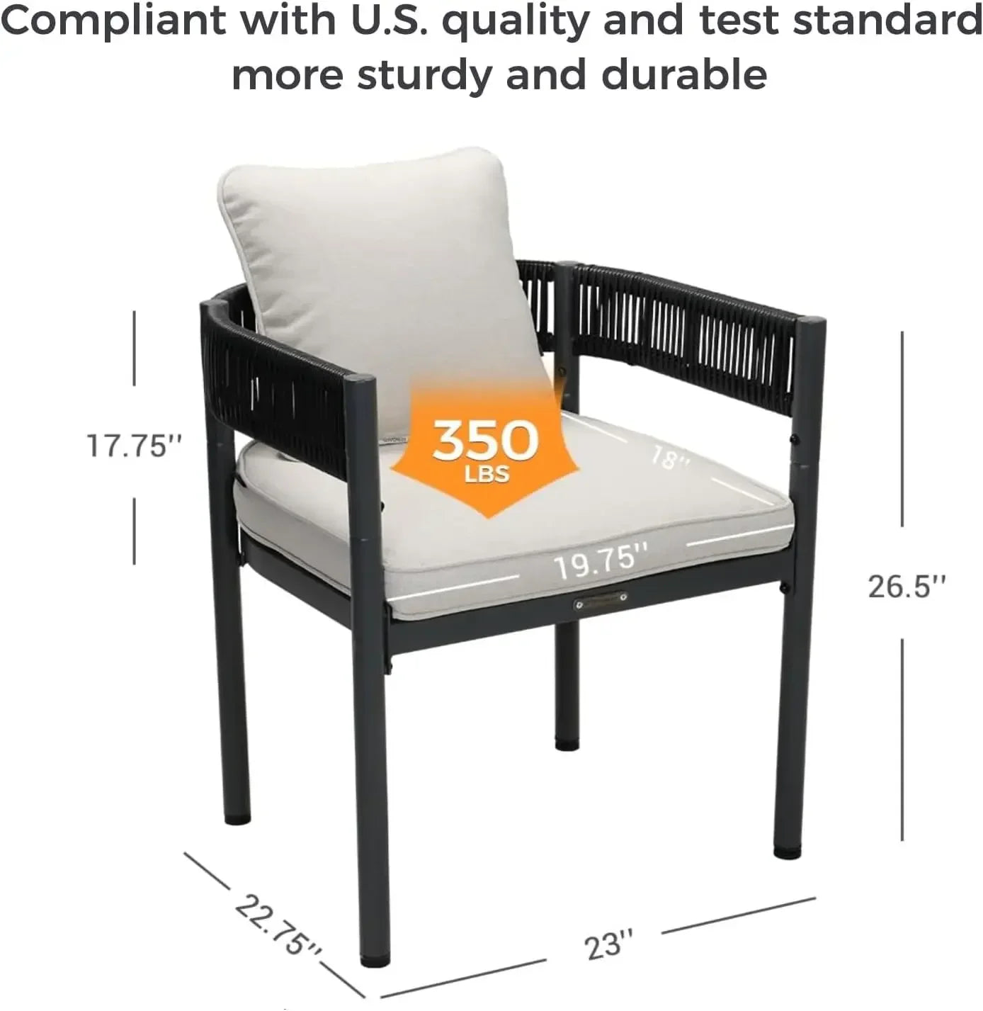 7-Piece Outdoor Dining Set for 6 with 1 Rectangle Expandable Table,Grey Metal Black Woven Wicker Fixed Patio Chairs