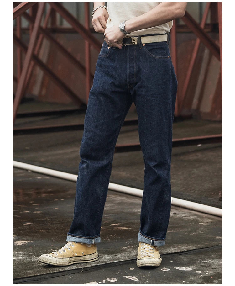 Rugged Bronson 70801XX Selvedge Jeans 1970s Indigo Raw Denim Pants Vintage 501XX