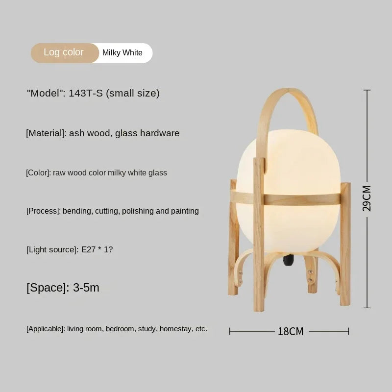 Cole Cestita Floor Lamp Art Modern Simple Led Wood Light Living Room Study Bedroom Bedside Lamp Home Restaurant Decoration Light