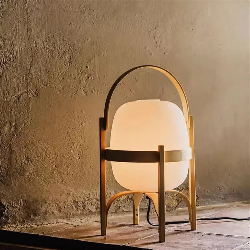 Cole Cestita Floor Lamp Art Modern Simple Led Wood Light Living Room Study Bedroom Bedside Lamp Home Restaurant Decoration Light