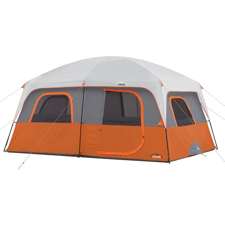 Tent for Family Camping 10 Person 11 Person 12 Person Large Multi Room Cabin Tents for Car Camping Outdoor Adventures