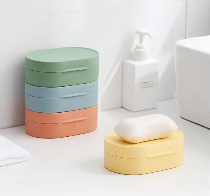 Portable Travel Soap Box Case Dish Container Savers Soap Holder Dishes Waterproof Leakproof Bathroom Outdoor Camping  ni499