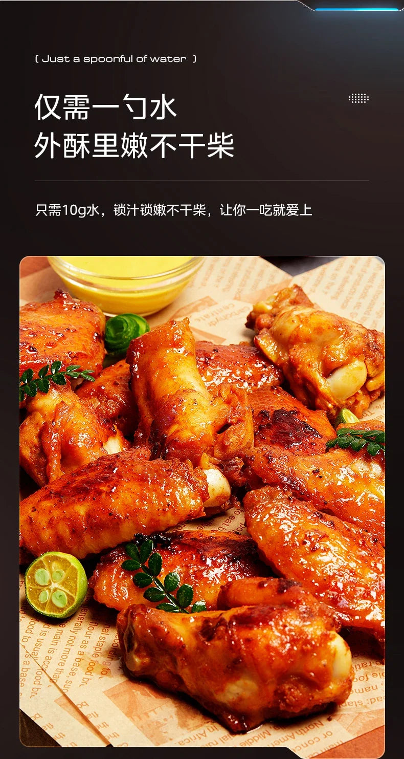 Large Capacity Air Fryer for Household Use Modern Kitchen Appliance Electric Cooking Machine with No Flip Visual Feature